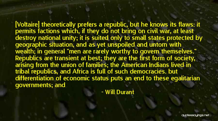 Civil War Union General Quotes By Will Durant