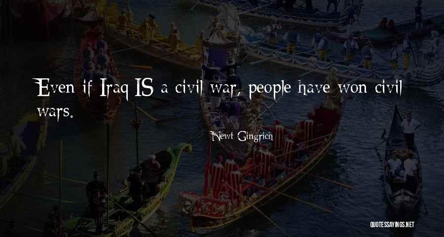 Civil Wars Quotes By Newt Gingrich