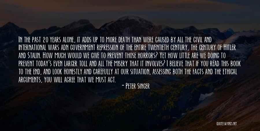 Civil Wars Quotes By Peter Singer