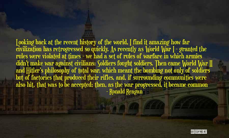 Civilians At War Quotes By Ronald Reagan Civilians At War Quotes By Ronald Reagan