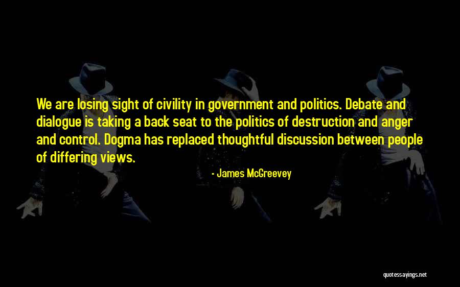 Civility In Politics Quotes By James McGreevey