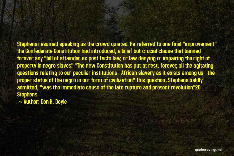 Civilization 2 Quotes By Don H. Doyle