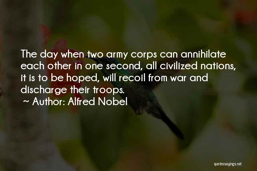 Civilization And War Quotes By Alfred Nobel