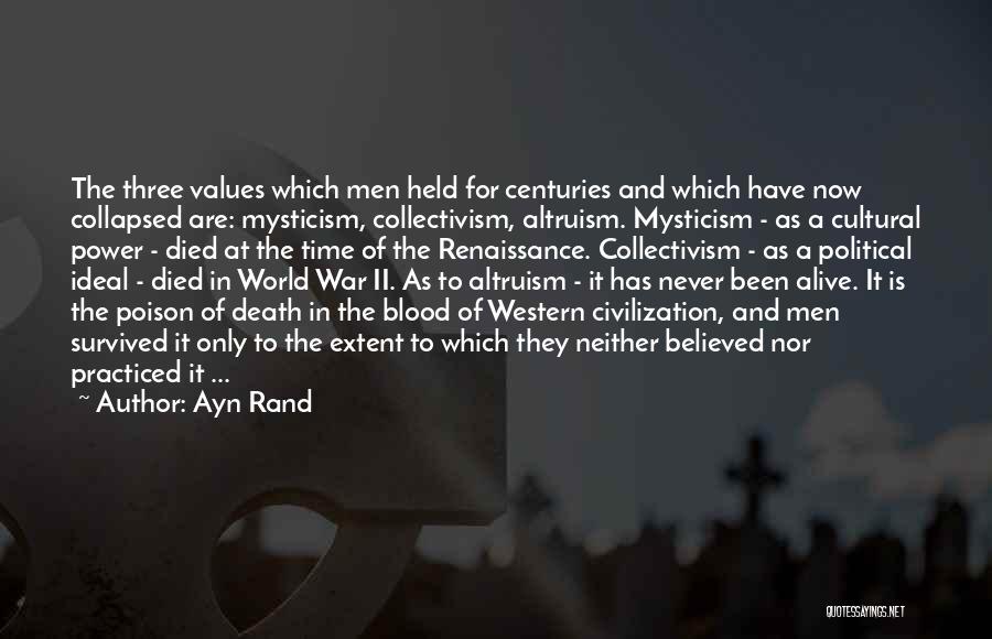 Civilization And War Quotes By Ayn Rand