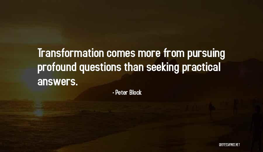 Clacking Noise Quotes By Peter Block