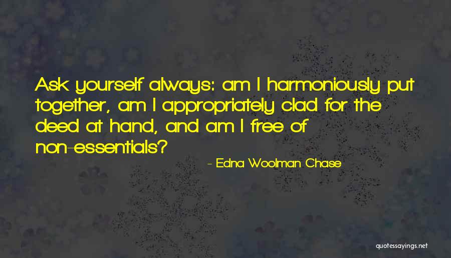 Clad Quotes By Edna Woolman Chase Clad Quotes By Edna Woolman Chase