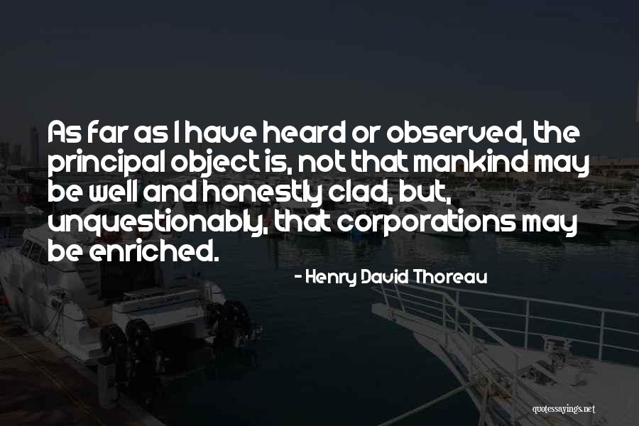 Clad Quotes By Henry David Thoreau Clad Quotes By Henry David Thoreau