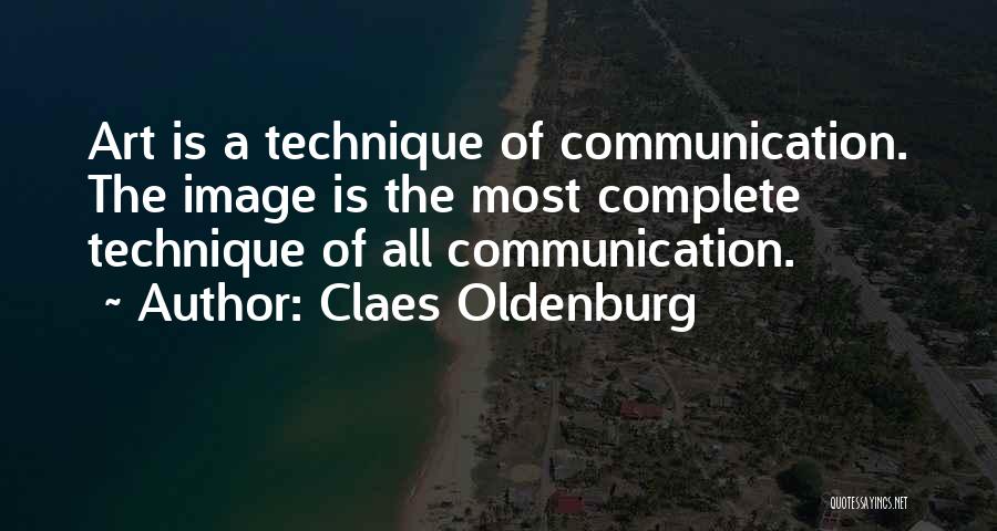 Claes Oldenburg Quotes 991923