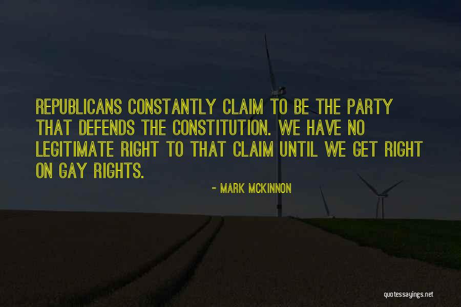 Claim Rights Quotes By Mark McKinnon Claim Rights Quotes By Mark McKinnon