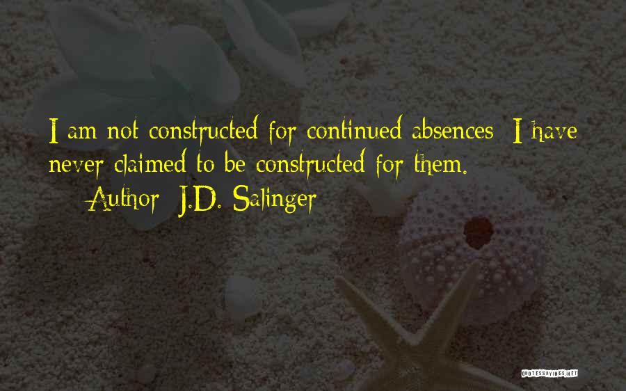 Claimed Quotes By J.D. Salinger