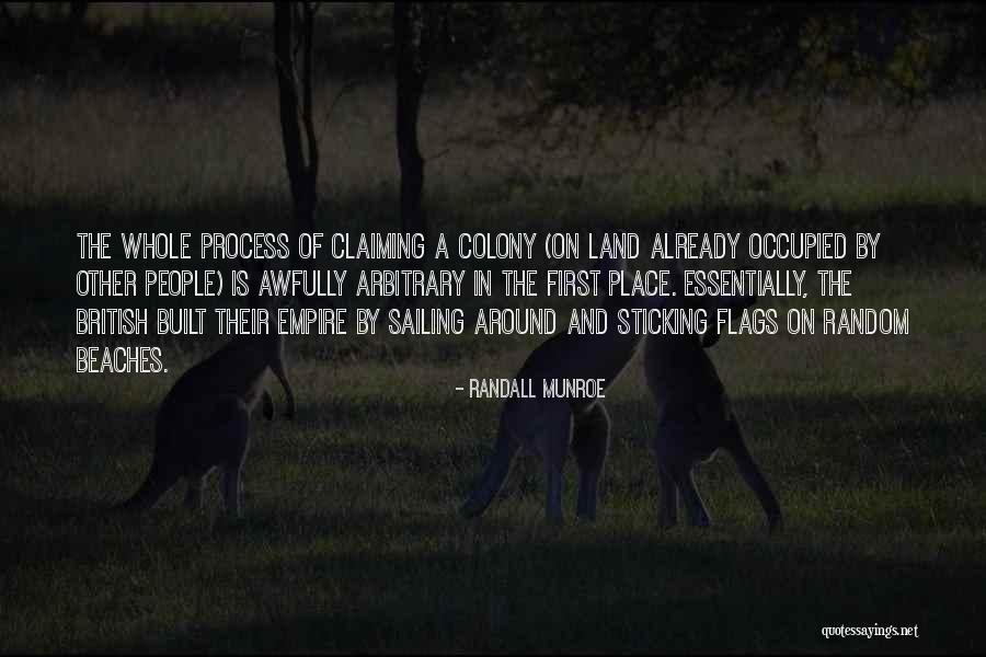 Claiming Land Quotes By Randall Munroe