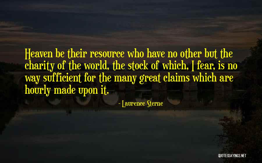 Claims Made Quotes By Laurence Sterne Claims Made Quotes By Laurence Sterne
