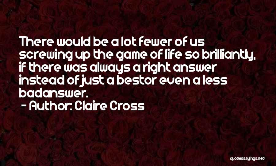 Claire Cross Quotes 246785