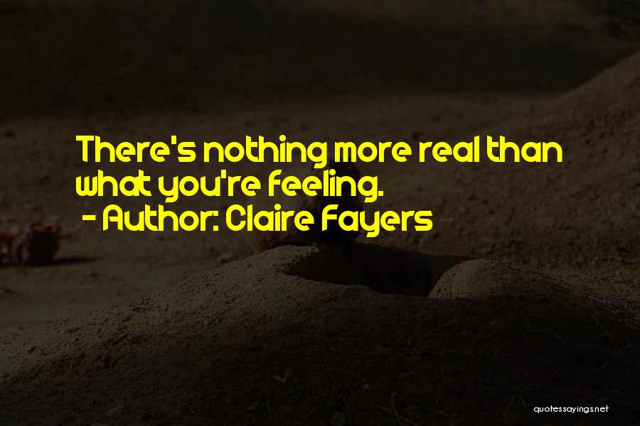 Claire Fayers Quotes 756604