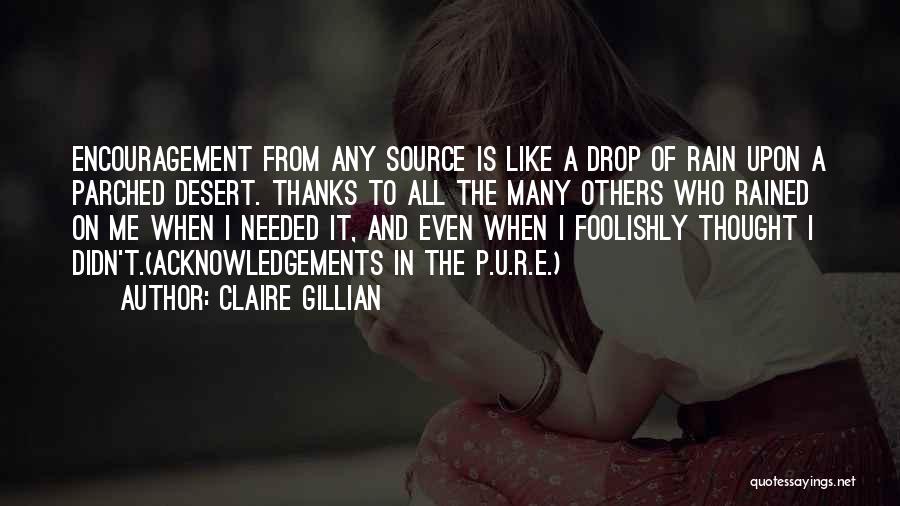 Claire Gillian Quotes 288725