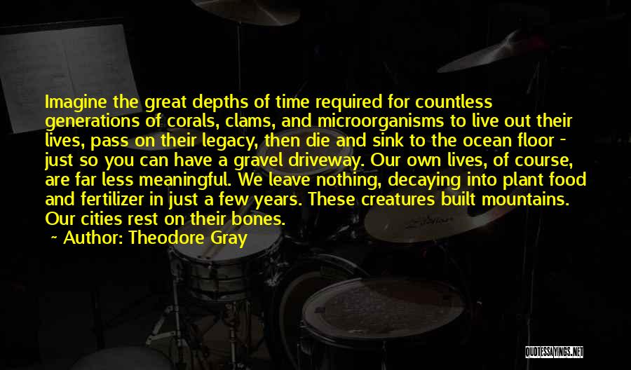 Clams Quotes By Theodore Gray