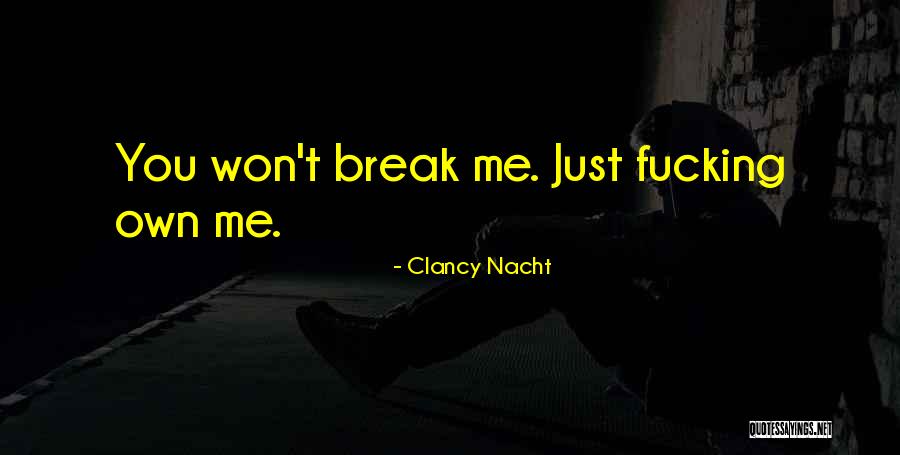 Clancy Nacht Quotes 583380