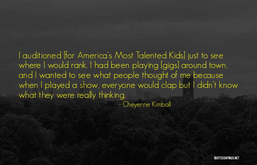 Clap Quotes By Cheyenne Kimball Clap Quotes By Cheyenne Kimball