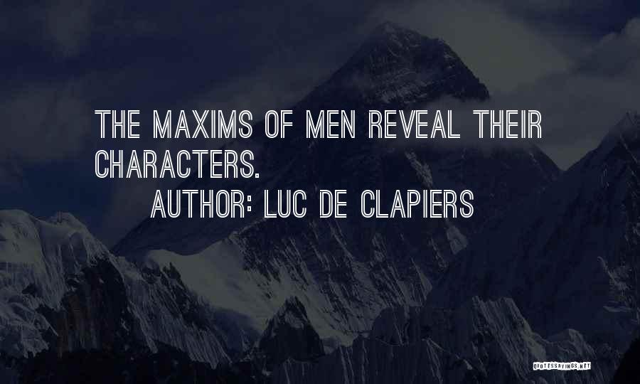 Clapiers Quotes By Luc De Clapiers