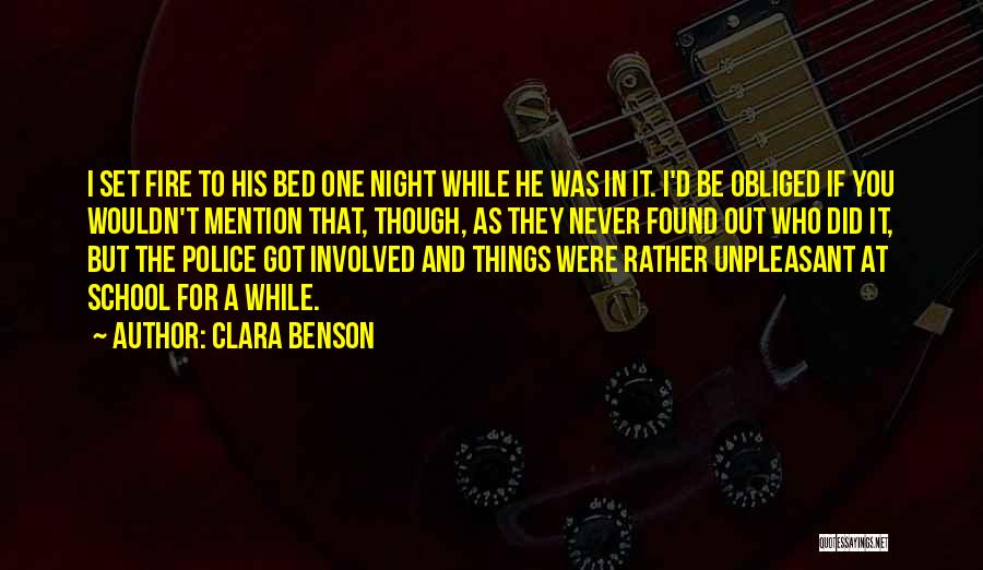 Clara Benson Quotes 1926614