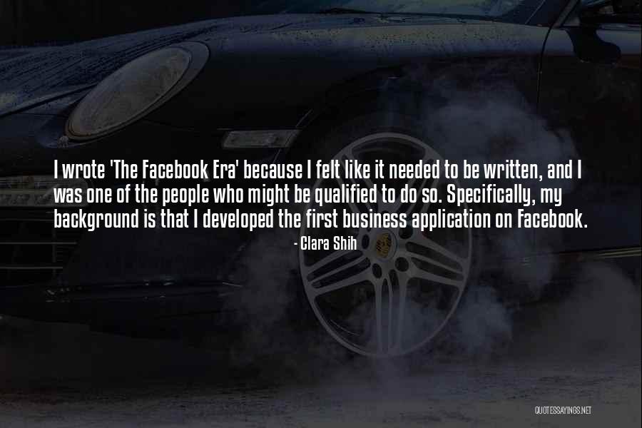 Clara Shih Quotes 274814 Clara Shih Quotes 274814