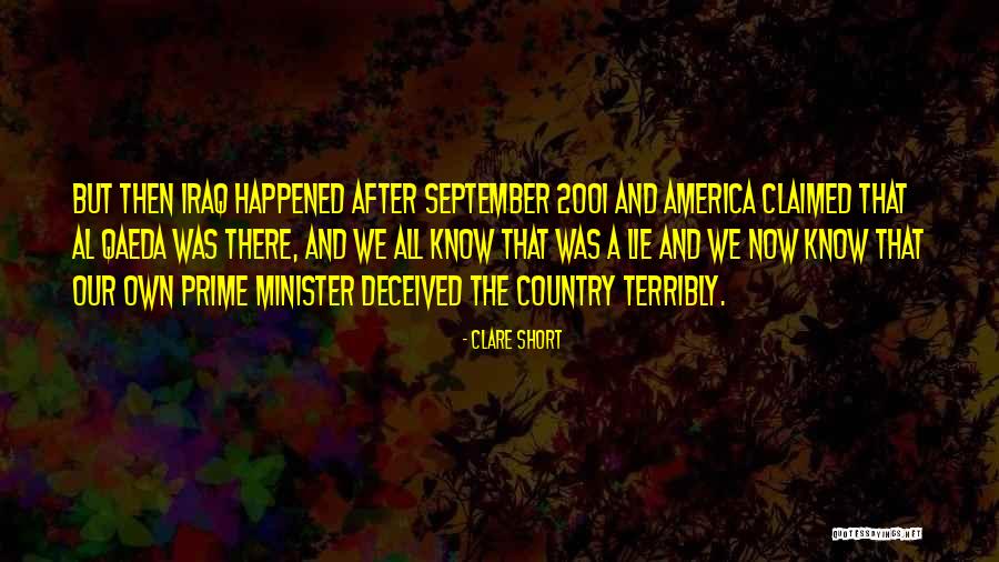 Clare Short Quotes 1101803 Clare Short Quotes 1101803