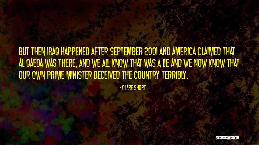 Clare Short Quotes 1101803