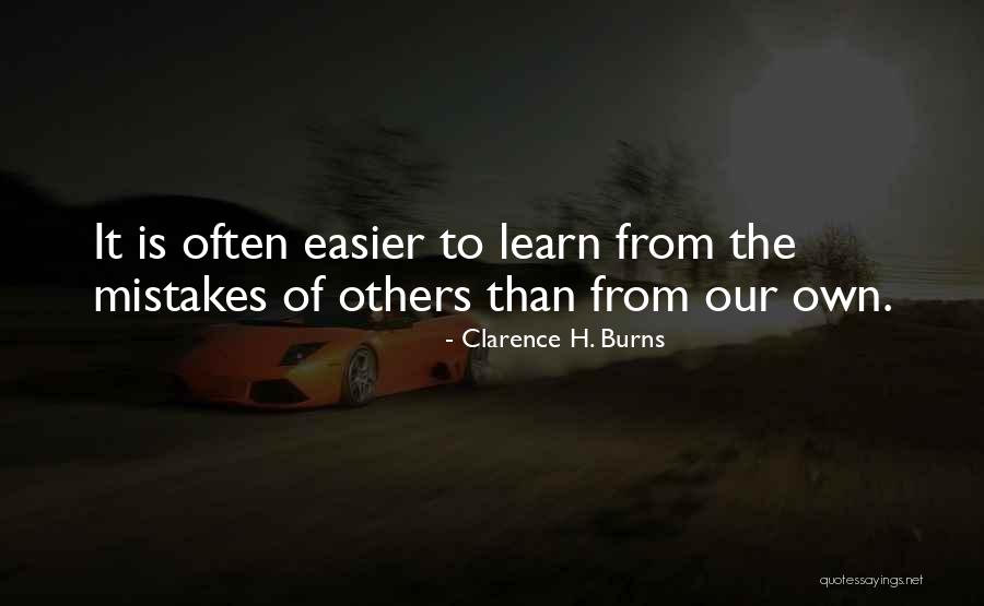 Clarence H. Burns Quotes 2176765 Clarence H. Burns Quotes 2176765