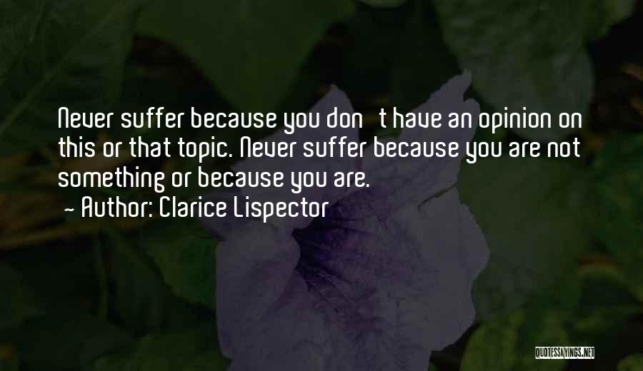 Clarice Lispector Quotes 809328