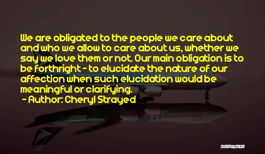 Clarifying Quotes By Cheryl Strayed