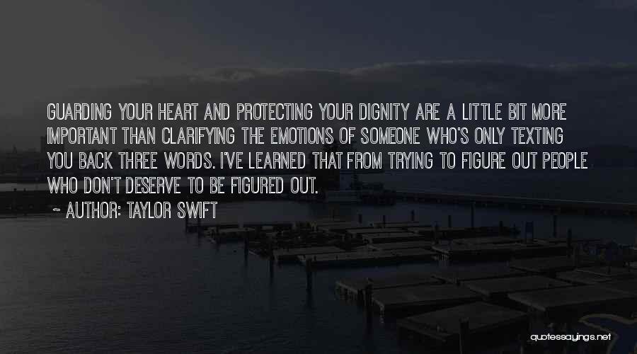 Clarifying Quotes By Taylor Swift