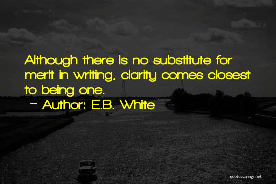 Clarity In Writing Quotes By E.B. White