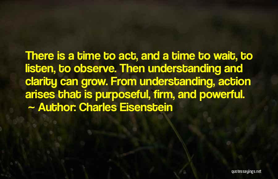 Clarity Understanding Quotes By Charles Eisenstein