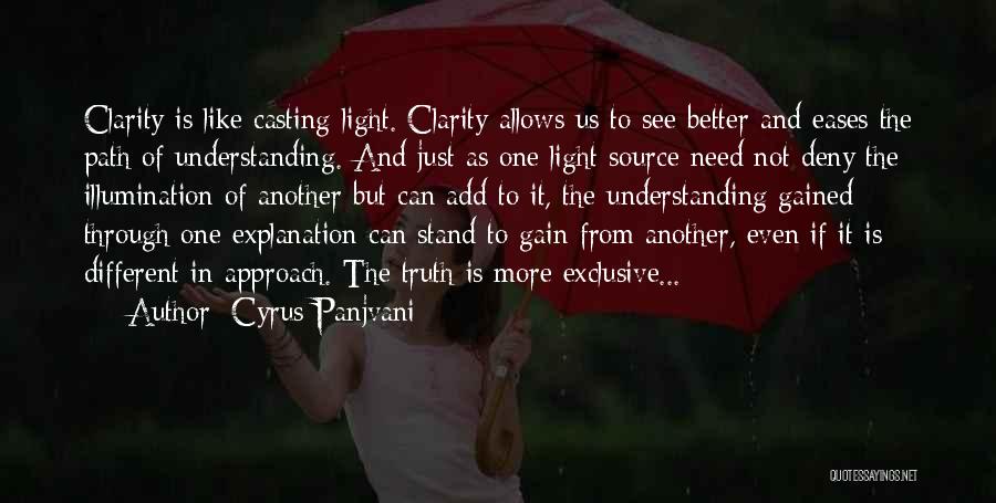 Clarity Understanding Quotes By Cyrus Panjvani