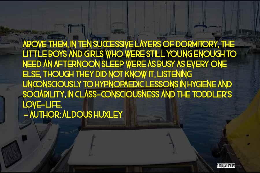 Class Consciousness Quotes By Aldous Huxley