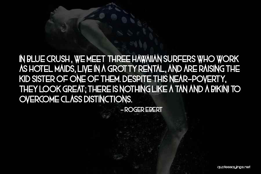 Class Distinctions Quotes By Roger Ebert