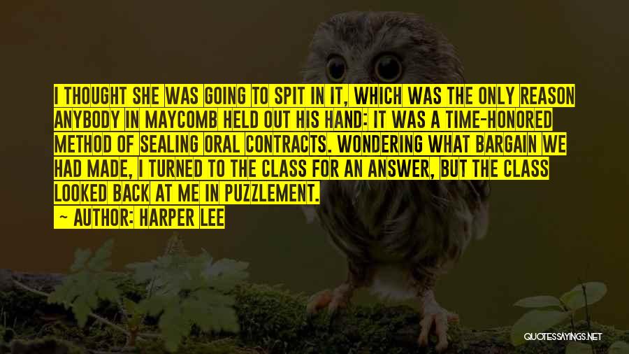 Class In To Kill A Mockingbird Quotes By Harper Lee