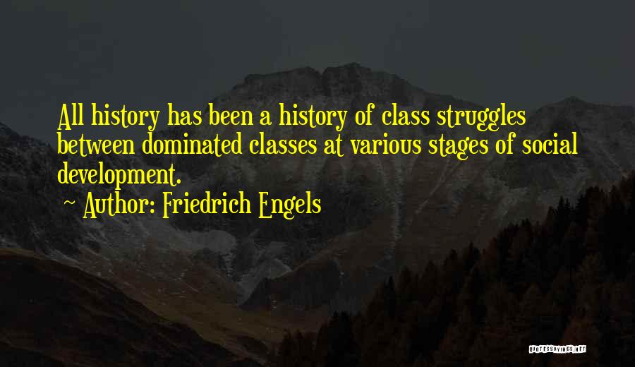 Class Quotes By Friedrich Engels