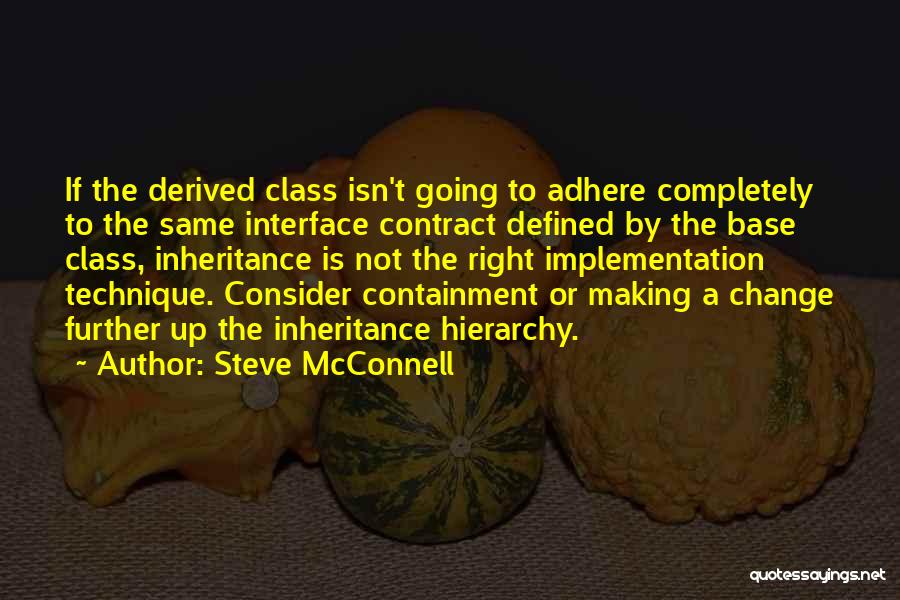 Class Quotes By Steve McConnell
