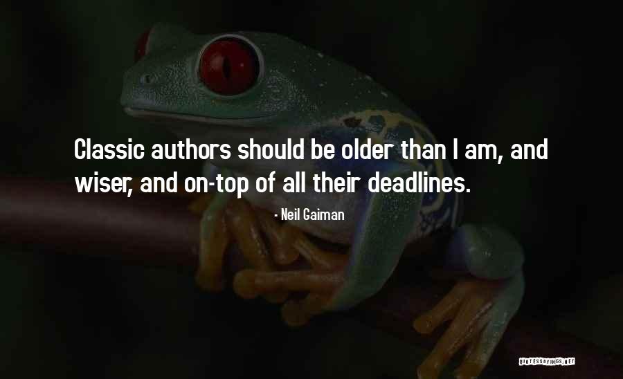 Classic Authors Quotes By Neil Gaiman Classic Authors Quotes By Neil Gaiman