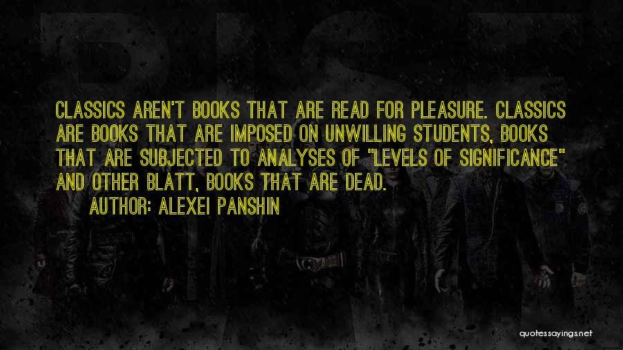 Classic Fiction Quotes By Alexei Panshin