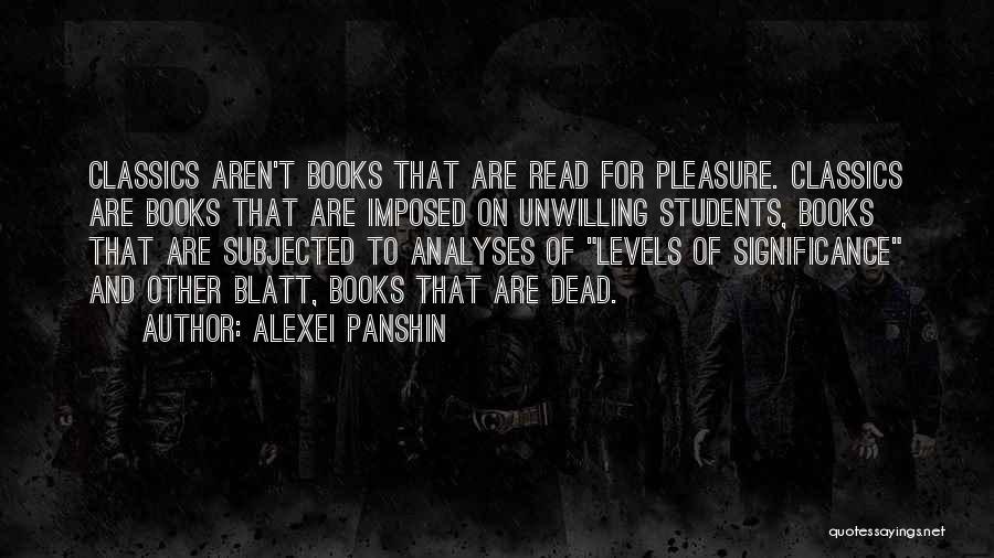 Classic Literature Quotes By Alexei Panshin