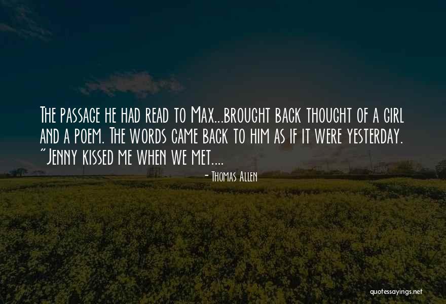 Classic Romance Quotes By Thomas Allen Classic Romance Quotes By Thomas Allen