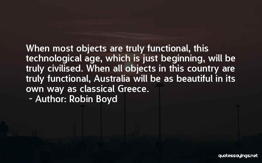 Classical Greece Quotes By Robin Boyd