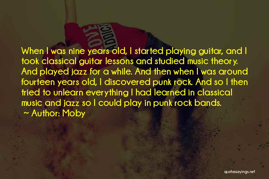 Classical Guitar Quotes By Moby