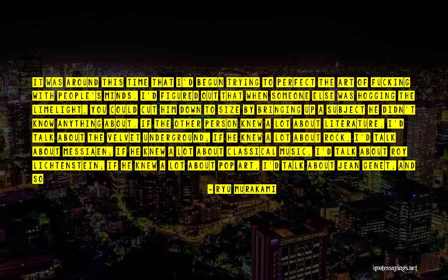 Classical Literature Quotes By Ryu Murakami Classical Literature Quotes By Ryu Murakami