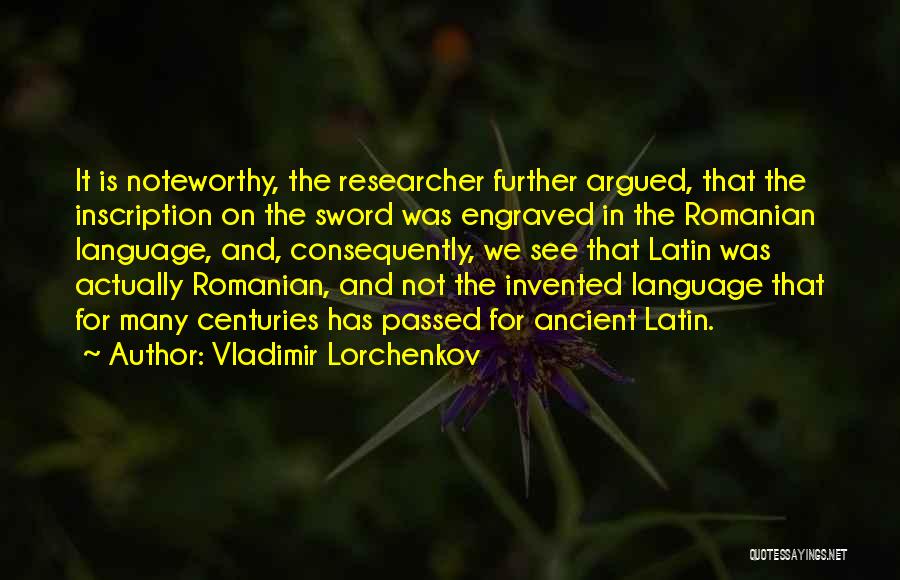 Classics Quotes By Vladimir Lorchenkov