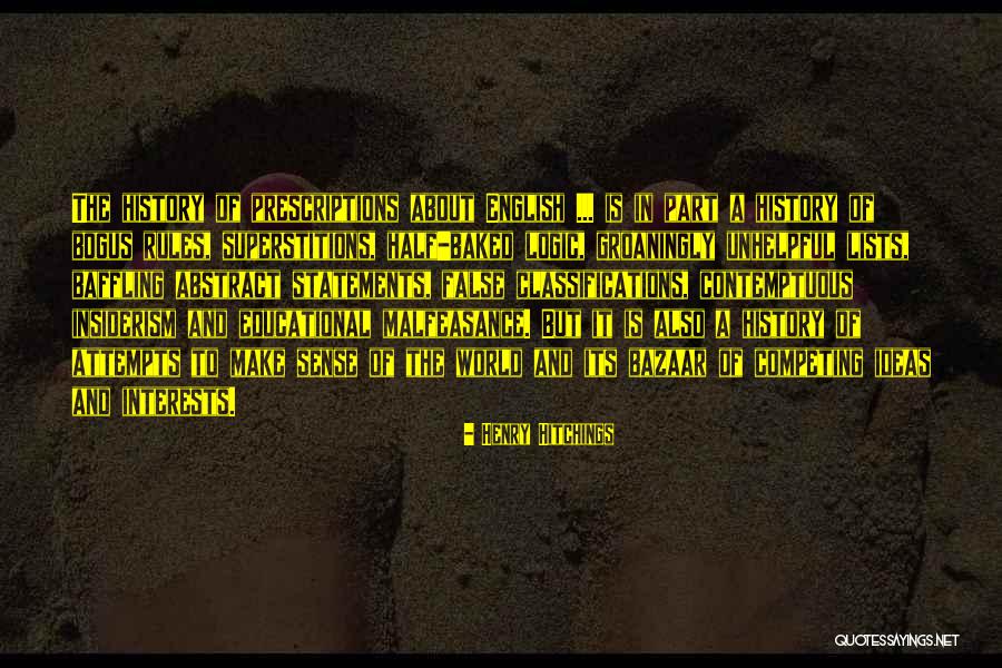 Classifications Quotes By Henry Hitchings Classifications Quotes By Henry Hitchings