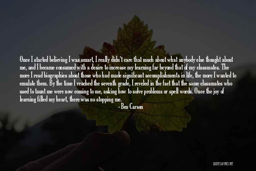 Classmates Quotes By Ben Carson Classmates Quotes By Ben Carson