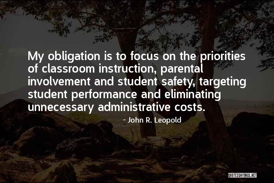 Classroom Instruction Quotes By John R. Leopold